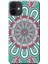 Apple iPhone 12 Mini Kılıf Dekoratif Geometrik Vektörel Baskılı Esnek TPU Silikon 1