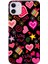 Apple iPhone 11 Kılıf Kıss Love Baskılı Esnek TPU Silikon 1