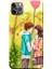 Apple iPhone 11 Pro Max Kılıf Sevgili Aşk Balon Baskılı Esnek TPU Silikon 1