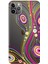 Apple iPhone 11 Pro Max Kılıf Renkli Çizgi Baskılı Esnek TPU Silikon 1