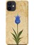 Apple iPhone 12 Kılıf Lale Ebrusu Baskılı Esnek TPU Silikon 1
