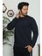 Erkek Bisiklet Yaka Sweatshirt Eşofman Üstü 2