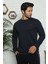 Erkek Bisiklet Yaka Sweatshirt Eşofman Üstü 1