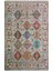 Antique 06 Su Mavisi Yıkanabilir Kaymaz Desenli Halı 1
