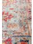 Antique 06 Su Mavisi Yıkanabilir Kaymaz Desenli Halı 3