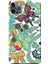 Apple iPhone 11 Pro Kılıf Vektörel Floral Baskılı Esnek TPU Silikon 1