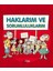 Haklarım ve Sorumluluklarım - Saime Taş 1