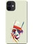 Apple iPhone 12 Kılıf Kadın Yüzü Renkli Baskılı Esnek TPU Silikon 1