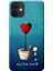 Apple iPhone 12 Mini Kılıf My First Love Baskılı Esnek TPU Silikon 1