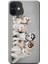 Apple iPhone 12 Mini Kılıf Husky Eskimo Köpekler Baskılı Esnek TPU Silikon 1
