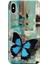 Apple iPhone XS Max Kılıf Pastel Kelebek Baskılı Esnek TPU Silikon 1