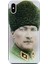 Apple iPhone XS Max Kılıf Mustafa Kemal Atatürk Baskılı Esnek TPU Silikon 1