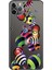 Apple iPhone 11 Pro Max Kılıf Çizgili Top Baskılı Esnek TPU Silikon 1