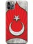 Apple iPhone 11 Pro Max Kılıf Türk Bayrağı Tasarım Baskılı Esnek TPU Silikon 1