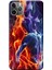 iPhone 11 Pro Max Kılıf Alevli Aşk Sarılma Baskılı Esnek Tpu SILIKON541 1