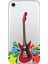 Apple iPhone 6/6S Kılıf Kırmızı Gitar Baskılı Esnek TPU Silikon 1