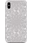 Apple iPhone X Kılıf Gri Ton Vektörel Tasarım Baskılı Esnek TPU Silikon 1