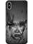 Apple iPhone X Kılıf Sulu Boya Kadın Yüzü Baskılı Esnek TPU Silikon 1