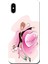 Apple iPhone XS Max Kılıf Çiçek Buket Adam Kalp Baskılı Esnek TPU Silikon 1