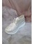 Berush Bride 830 Serisi Dolgu Topuk Boncuk Güpürlü Gelinlik Ayakkabısı