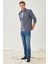 Erkek Arizona Koyu Mavi Straight Fit Normal Bel Düz Paça Esnek Jean Pantolon 2