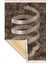 Bazaarforum Dekoratif Saçaklı Mermer Desen Yeni Model Pvc Deri Kaymaz Taban Dijital Baskı Halı CK-512 160X230CM 3