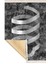Bazaarforum Dekoratif Saçaklı Mermer Desen Yeni Model Pvc Deri Kaymaz Taban Dijital Baskı Halı CK-503 160X230CM 3