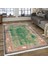 Bazaarforum Dekoratif Saçaklı Mermer Desen Yeni Model Pvc Deri Kaymaz Taban Dijital Baskı Halı CK-502 160X230CM 1