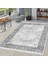 Bazaarforum Dekoratif Saçaklı Mermer Desen Yeni Model Pvc Deri Kaymaz Taban Dijital Baskı Halı CK-505 160X230CM 1