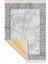 Bazaarforum Dekoratif Saçaklı Mermer Desen Yeni Model Pvc Deri Kaymaz Taban Dijital Baskı Halı CK-505 160X230CM 3