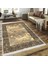 Bazaarforum Dekoratif Saçaklı Mermer Desen Yeni Model Pvc Deri Kaymaz Taban Dijital Baskı Halı CK-507 160X230CM 1