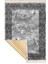 Bazaarforum Dekoratif Saçaklı Mermer Desen Yeni Model Pvc Deri Kaymaz Taban Dijital Baskı Halı CK-508 80X200CM 3