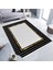 Bazaarforum Dekoratif Saçaklı Mermer Desen Yeni Model Pvc Deri Kaymaz Taban Dijital Baskı Halı CK-509 160X230CM 1