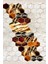 Bazaarforum Dekoratif Saçaklı Mermer Desen Yeni Model Pvc Deri Kaymaz Taban Dijital Baskı Halı CK-514 80X200CM 2