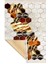 Bazaarforum Dekoratif Saçaklı Mermer Desen Yeni Model Pvc Deri Kaymaz Taban Dijital Baskı Halı CK-514 80X200CM 3