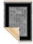 Bazaarforum Dekoratif Saçaklı Mermer Desen Yeni Model Pvc Deri Kaymaz Taban Dijital Baskı Halı CK-518 140X200 cm 3
