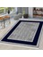 Bazaarforum Dekoratif Saçaklı Mermer Desen Yeni Model Pvc Deri Kaymaz Taban Dijital Baskı Halı CK-520 100X140 cm 1