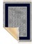 Bazaarforum Dekoratif Saçaklı Mermer Desen Yeni Model Pvc Deri Kaymaz Taban Dijital Baskı Halı CK-520 100X300CM 3