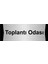 Toplantı Odası 7X20CM Gümüş Renk Metal Yönlendirme Levhası 1