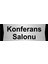 Konferans Salonu 5X20CM Gümüş Renk Metal Yönlendirme Levhası 1