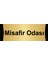 Misafir Odası 5X20CM Altın Renk Metal Yönlendirme Levhası 1