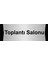 Toplantı Salonu 10X20CM Gümüş Renk Metal Yönlendirme Levhası 1