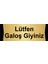 Lütfen Galoş Giyiniz 10X20CM Altın Renk Metal Yönlendirme Levhası 1