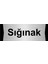 Sığınak 7X20CM Gümüş Renk Metal Yönlendirme Levhası 1