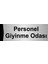 Personel Giyinme Odası 5X20CM Gümüş Renk Metal Yönlendirme Levhası 1