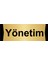Yönetim 10X20CM Altın Renk Metal Yönlendirme Levhası 1