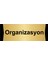 Organizasyon 10X20CM Altın Renk Metal Yönlendirme Levhası 1