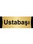 Ustabaşı 10X20CM Altın Renk Metal Yönlendirme Levhası 1