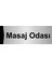 Masaj Odası 5X20CM Gümüş Renk Metal Yönlendirme Levhası 1