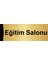 Eğitim Salonu 7X20CM Altın Renk Metal Yönlendirme Levhası 1